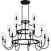 Quoizel - VSC5048MBK - 18 Light Chandelier - Viscount - Matte Black