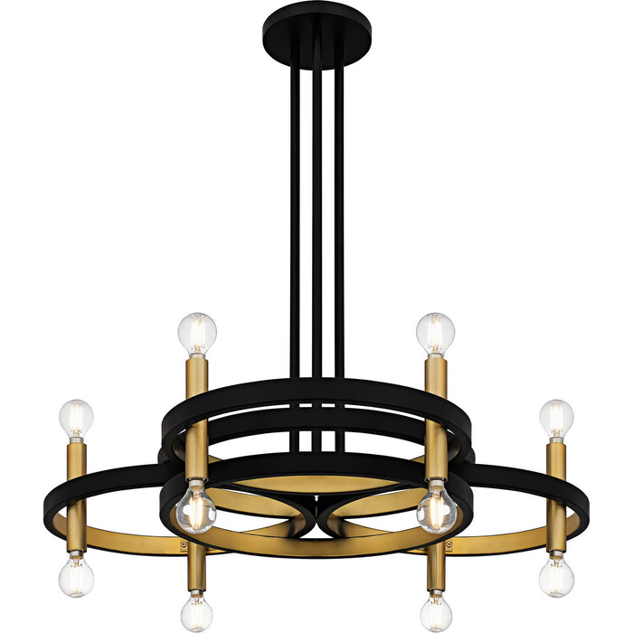Quoizel - WID5030MBK - Six Light Chandelier - Winsland - Matte Black