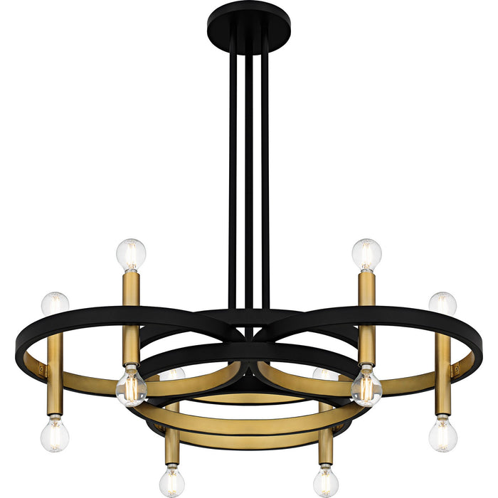 Quoizel - WID5030MBK - Six Light Chandelier - Winsland - Matte Black