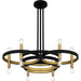 Quoizel - WID5030MBK - Six Light Chandelier - Winsland - Matte Black