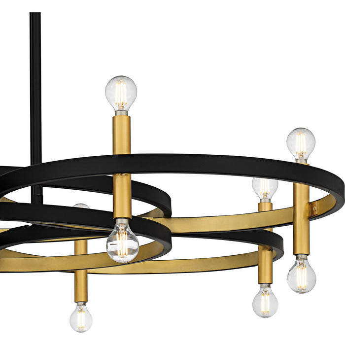 Quoizel - WID5050MBK - Eight Light Chandelier - Winsland - Matte Black