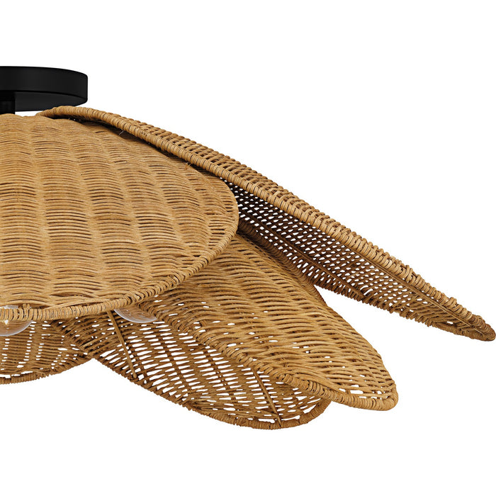 Quoizel - WLL1730MBK - Four Light Semi-Flush Mount - Willa - Matte Black