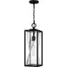 Quoizel - ZAR1907MBK - One Light Outdoor Hanging Lantern - Zarah - Matte Black