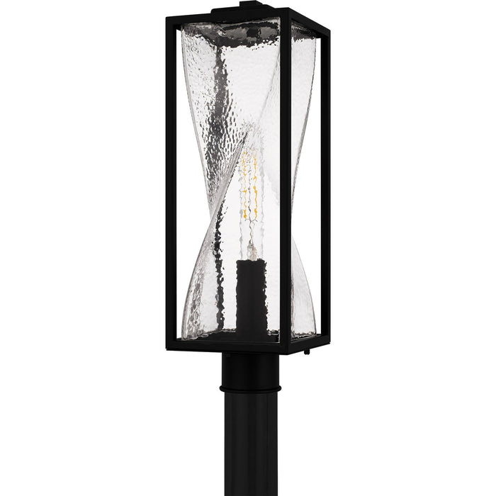 Quoizel - ZAR9007MBK - One Light Outdoor Post Lantern - Zarah - Matte Black
