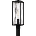 Quoizel - ZAR9007MBK - One Light Outdoor Post Lantern - Zarah - Matte Black
