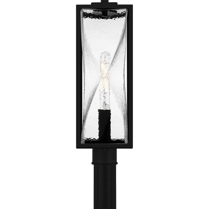 Quoizel - ZAR9007MBK - One Light Outdoor Post Lantern - Zarah - Matte Black