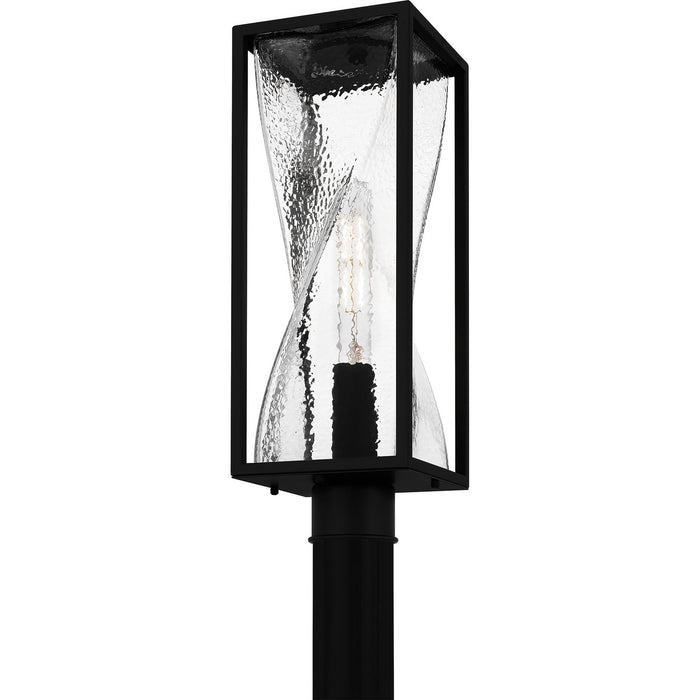 Quoizel - ZAR9007MBK - One Light Outdoor Post Lantern - Zarah - Matte Black