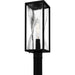 Quoizel - ZAR9007MBK - One Light Outdoor Post Lantern - Zarah - Matte Black