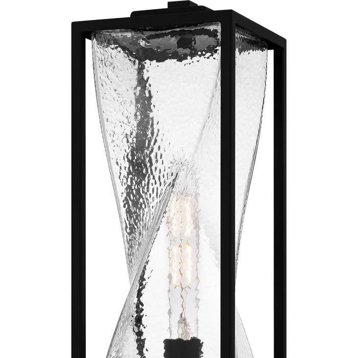 Quoizel - ZAR9007MBK - One Light Outdoor Post Lantern - Zarah - Matte Black