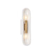 Troy Lighting - B1617-PBR/CLC - Two Light Wall Sconce - Lane - Patina Brass/Ceramic White Large Crackle