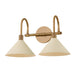 Troy Lighting - B1810-PBR/SSD - Two Light Bath - Jovani - Patina Brass And Soft Sand