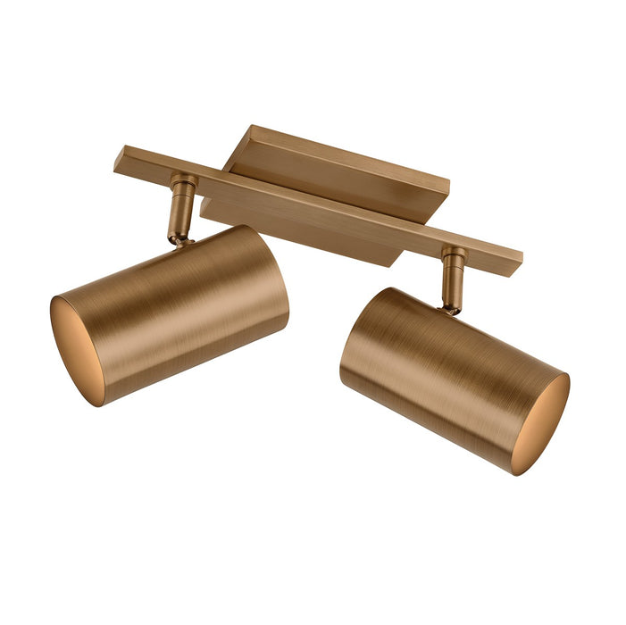 Troy Lighting - B1906-PBR - Two Light Bath - Rueben - Patina Brass