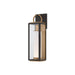 Troy Lighting - B6718-PBR/TBK - LED Wall Sconce - Gareth - Patina Brass/Textured Black