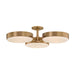 Troy Lighting - C1330-PBR - Three Light Semi Flush Mount - Rory - Patina Brass