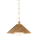 Troy Lighting - F1422-PBR - One Light Pendant - Woodside - Patina Brass