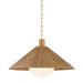 Troy Lighting - F1432-PBR - One Light Pendant - Woodside - Patina Brass