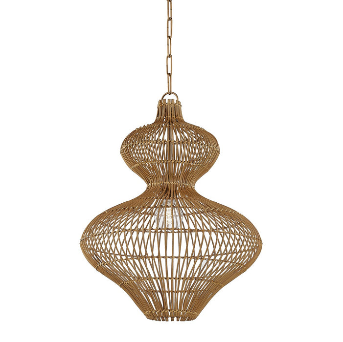Troy Lighting - F3820-PBR - One Light Pendant - Irvine - Patina Brass