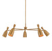 Troy Lighting - F4050-PBR - LED Chandelier - Spade - Patina Brass