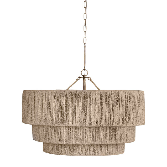 Troy Lighting - F5934-PBR - One Light Chandelier - Reza - Patina Brass