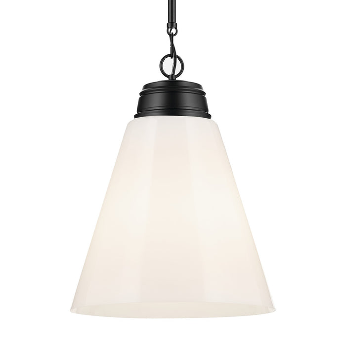 Kichler - 52662BK - One Light Pendant - Marsailli - Black