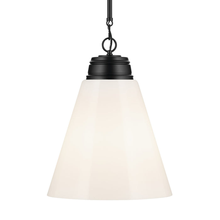 Kichler - 52662BK - One Light Pendant - Marsailli - Black