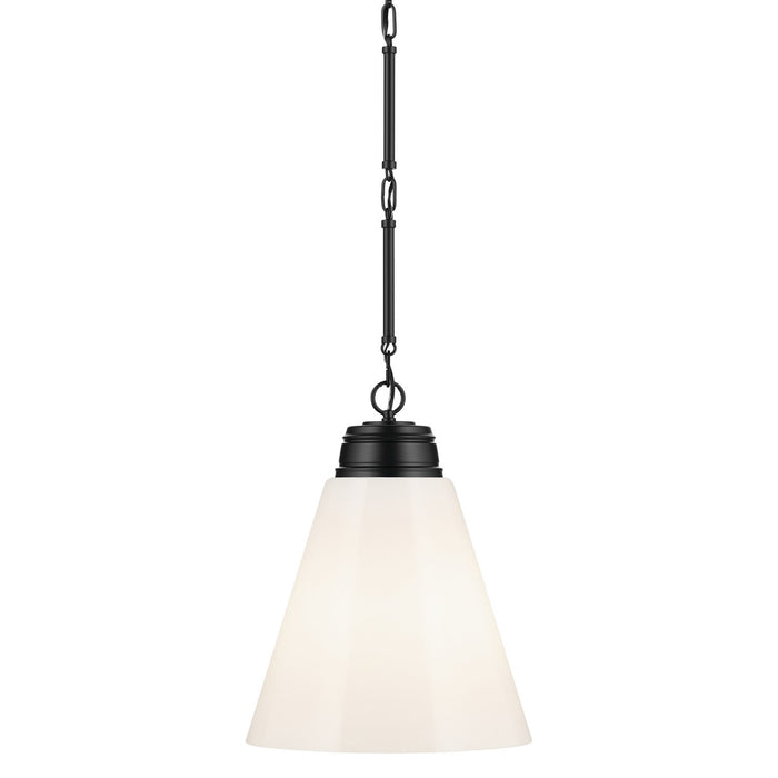 Kichler - 52662BK - One Light Pendant - Marsailli - Black