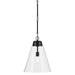 Kichler - 52662BKCLR - One Light Pendant - Marsailli - Black