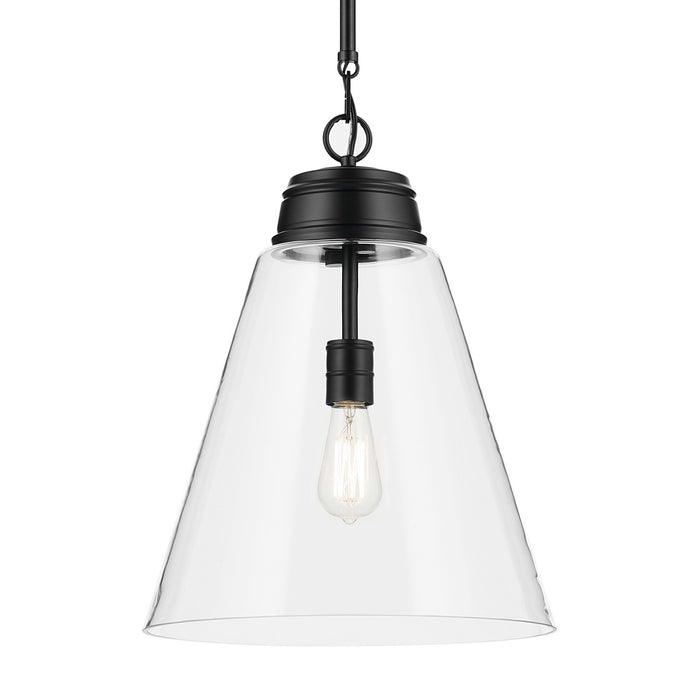 Kichler - 52662BKCLR - One Light Pendant - Marsailli - Black