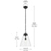 Kichler - 52662BKCLR - One Light Pendant - Marsailli - Black