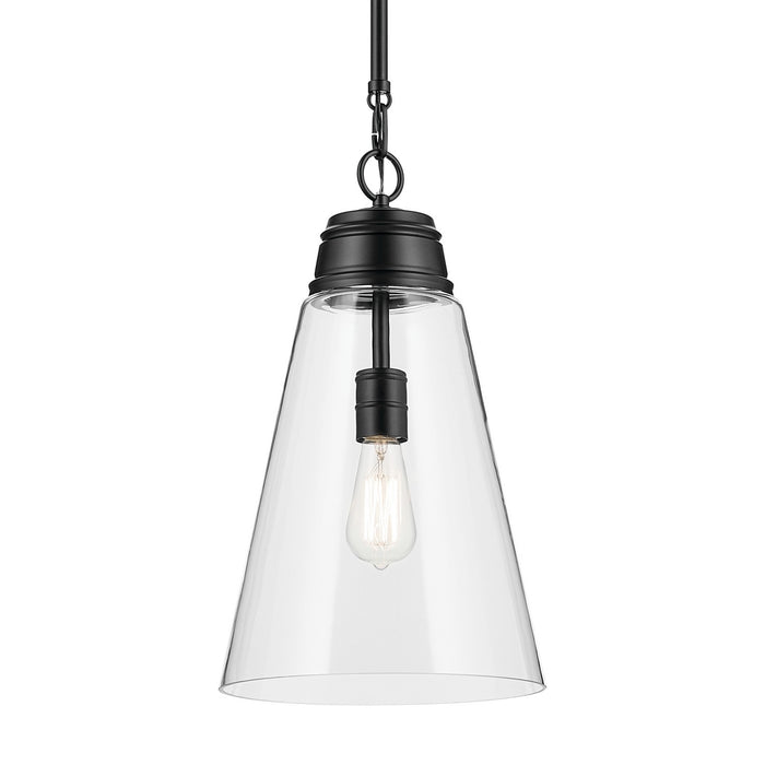Kichler - 52661BKCLR - One Light Pendant - Marsailli - Black