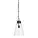 Kichler - 52661BKCLR - One Light Pendant - Marsailli - Black