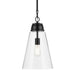 Kichler - 52661BKCLR - One Light Pendant - Marsailli - Black