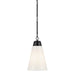 Kichler - 52661BK - One Light Pendant - Marsailli - Black