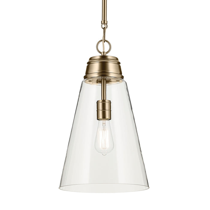 Kichler - 52661CPZCLR - One Light Pendant - Marsailli - Champagne Bronze