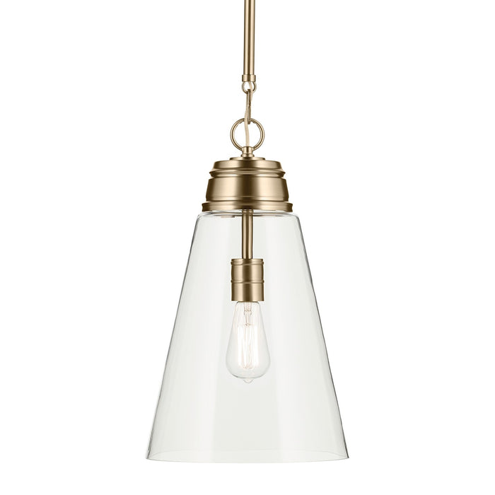 Kichler - 52661CPZCLR - One Light Pendant - Marsailli - Champagne Bronze