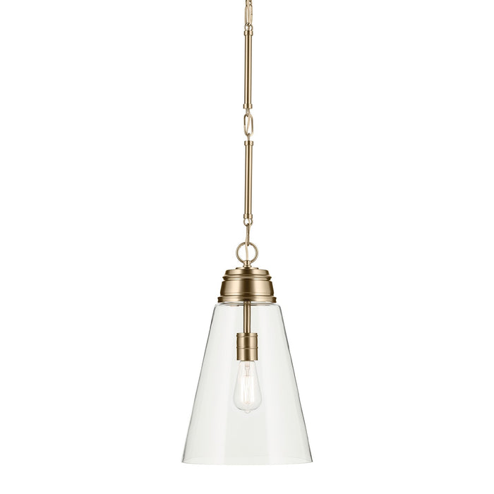 Kichler - 52661CPZCLR - One Light Pendant - Marsailli - Champagne Bronze