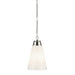 Kichler - 52661PN - One Light Pendant - Marsailli - Polished Nickel