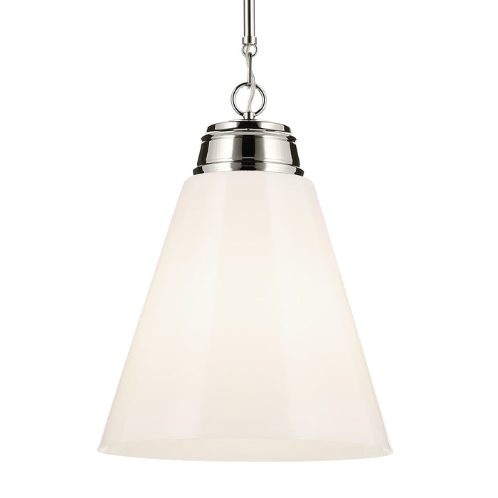 Kichler - 52662PN - One Light Pendant - Marsailli - Polished Nickel