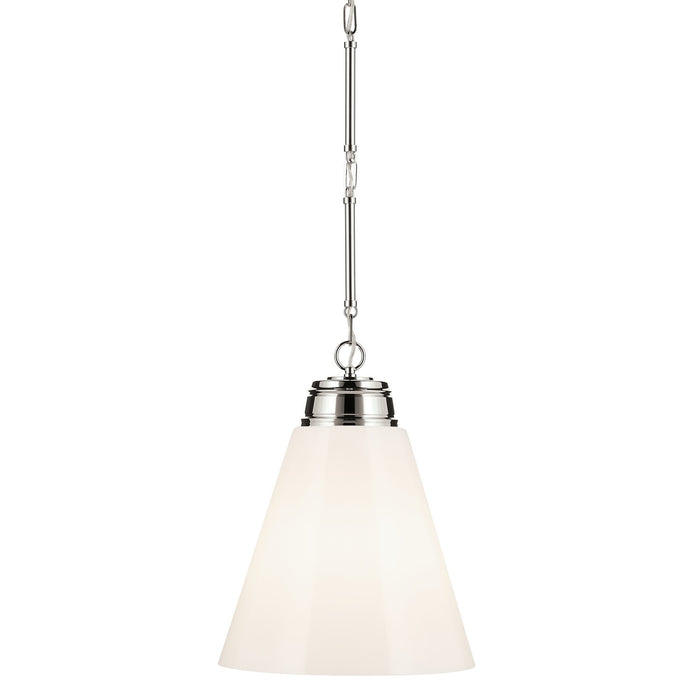 Kichler - 52662PN - One Light Pendant - Marsailli - Polished Nickel