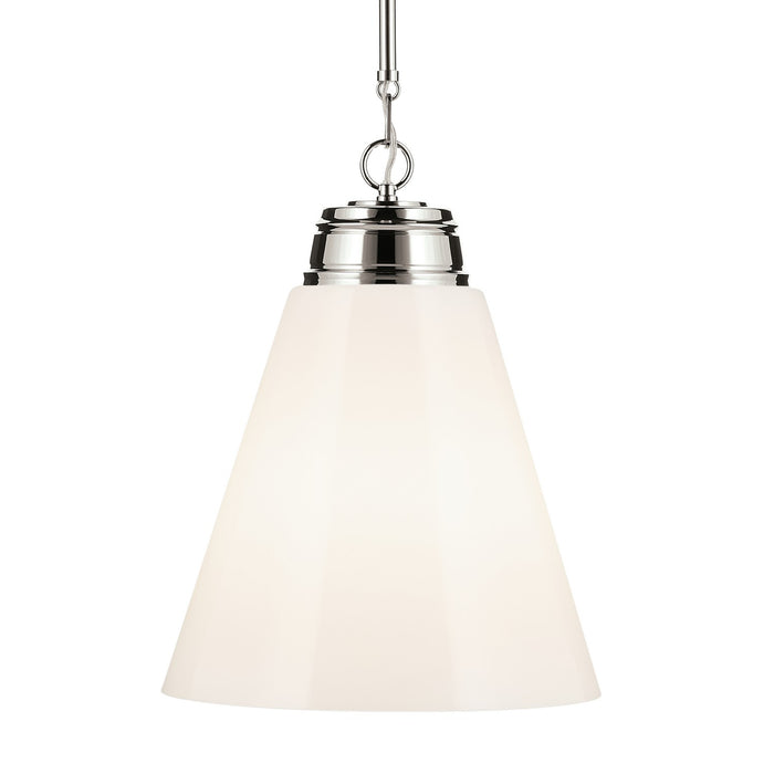 Kichler - 52662PN - One Light Pendant - Marsailli - Polished Nickel