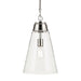 Kichler - 52661PNCLR - One Light Pendant - Marsailli - Polished Nickel