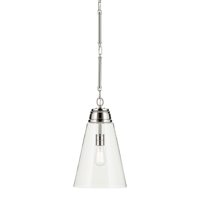 Kichler - 52661PNCLR - One Light Pendant - Marsailli - Polished Nickel