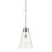 Kichler - 52661PNCLR - One Light Pendant - Marsailli - Polished Nickel