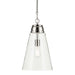 Kichler - 52661PNCLR - One Light Pendant - Marsailli - Polished Nickel