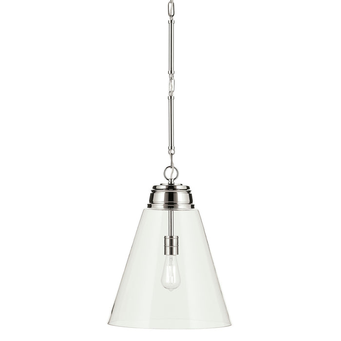 Kichler - 52662PNCLR - One Light Pendant - Marsailli - Polished Nickel