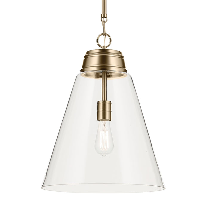 Kichler - 52662CPZCLR - One Light Pendant - Marsailli - Champagne Bronze