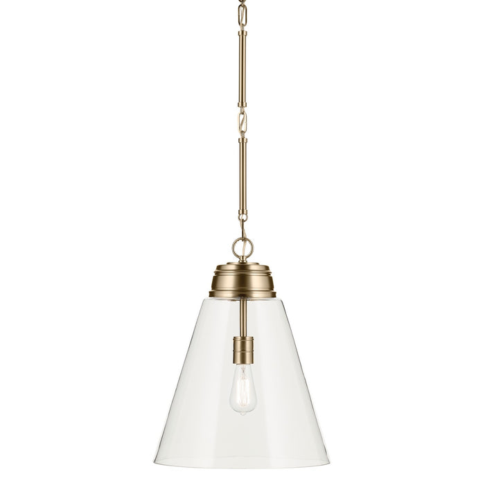 Kichler - 52662CPZCLR - One Light Pendant - Marsailli - Champagne Bronze