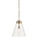 Kichler - 52662CPZCLR - One Light Pendant - Marsailli - Champagne Bronze