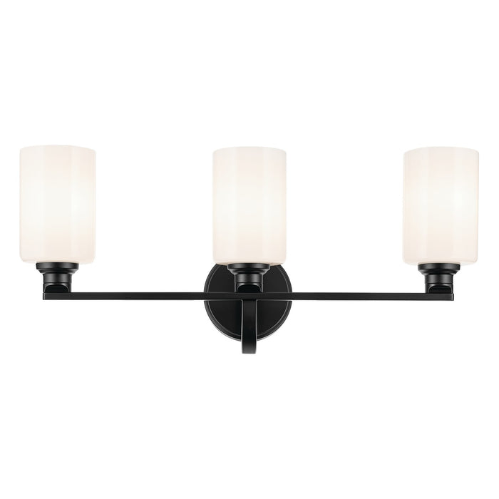Kichler - 55226BK - Three Light Bath - Gioe - Black