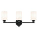 Kichler - 55226BK - Three Light Bath - Gioe - Black